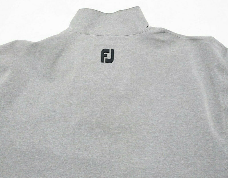 FootJoy DryJoys HydroLite Windshirt Jacket Golf Wind Half-Zip Gray Men's Large