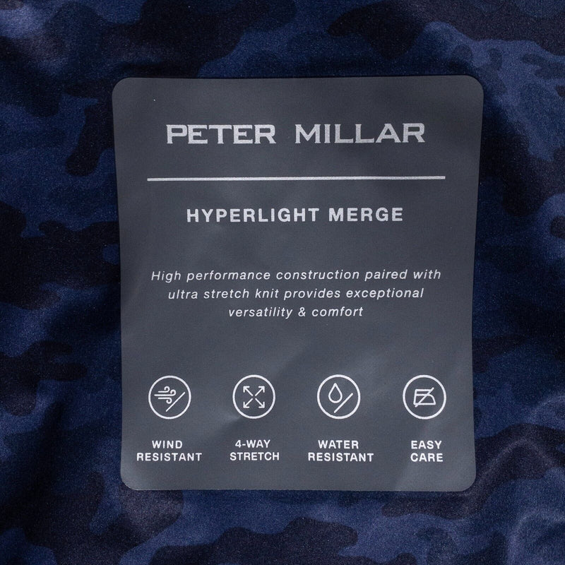 Peter Millar Hyperlight Merge Jacket Men's Medium Hybrid Full Zip Crown Sport