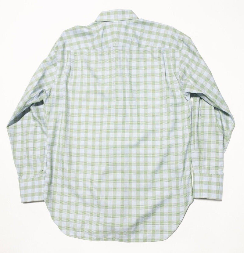 Robert Talbott Chelsea Shirt Men's 16.5 (Large) Green Check Dress Shirt