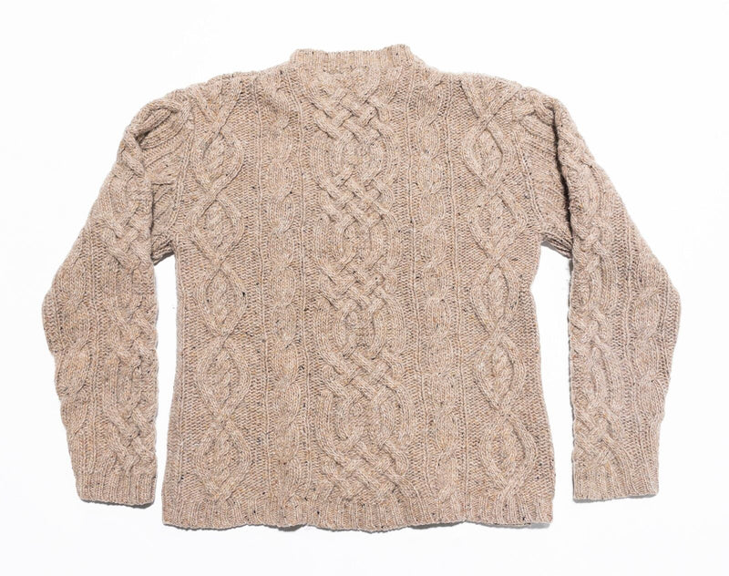 BDG Urban Outfitters Cable-Knit Sweater Women's Small Wool Heavyweight Beige