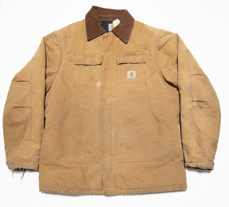 Carhartt Jacket Men's Fits Large/XL Vintage Duck Arctic Quilt Lined Field Barn