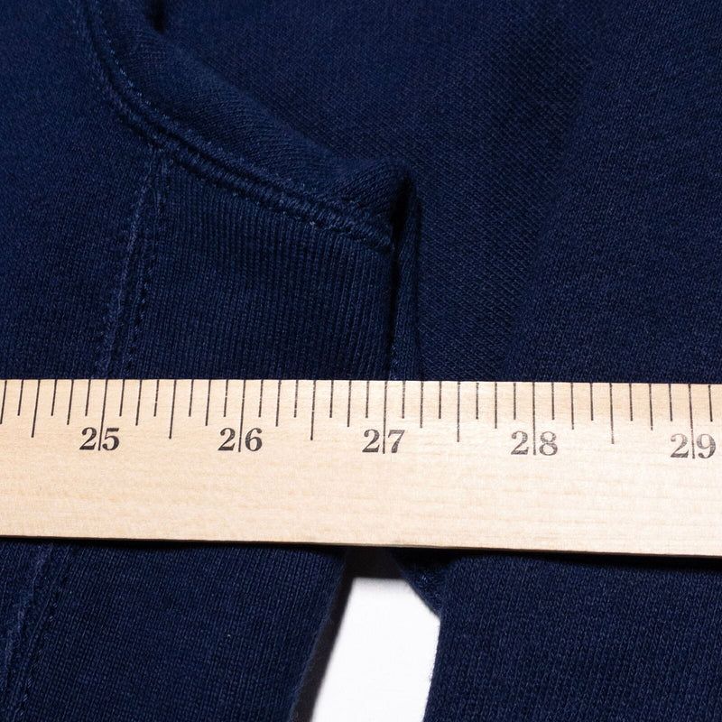 Polo Ralph Lauren Hoodie Men's 2XL Full Zip Sweatshirt Heavy Navy Blue Preppy