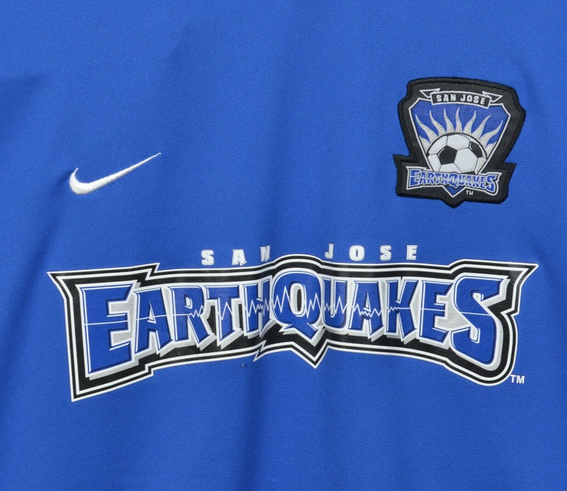 San Jose Earthquakes Men's XL Landon Donovan Nike Blue Mesh Soccer Jersey