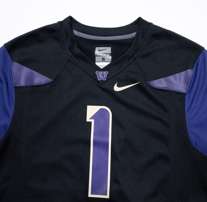 Washington Huskies Football Jersey Nike Small Men's Purple Black Nike Team