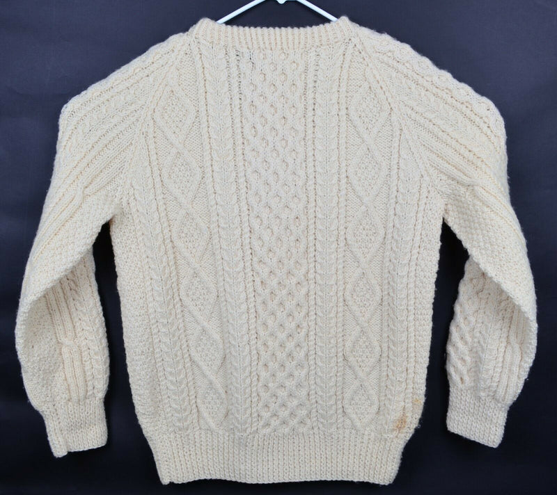 Glenairn Men's Large? Donegal Highlands Irish Handknit Fishermen Wool Sweater