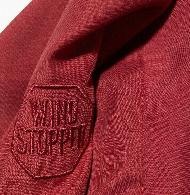 Zero Restriction GORE Windstopper M3 Windshirt 1/4 Zip Golf Jacket Red Men's XL