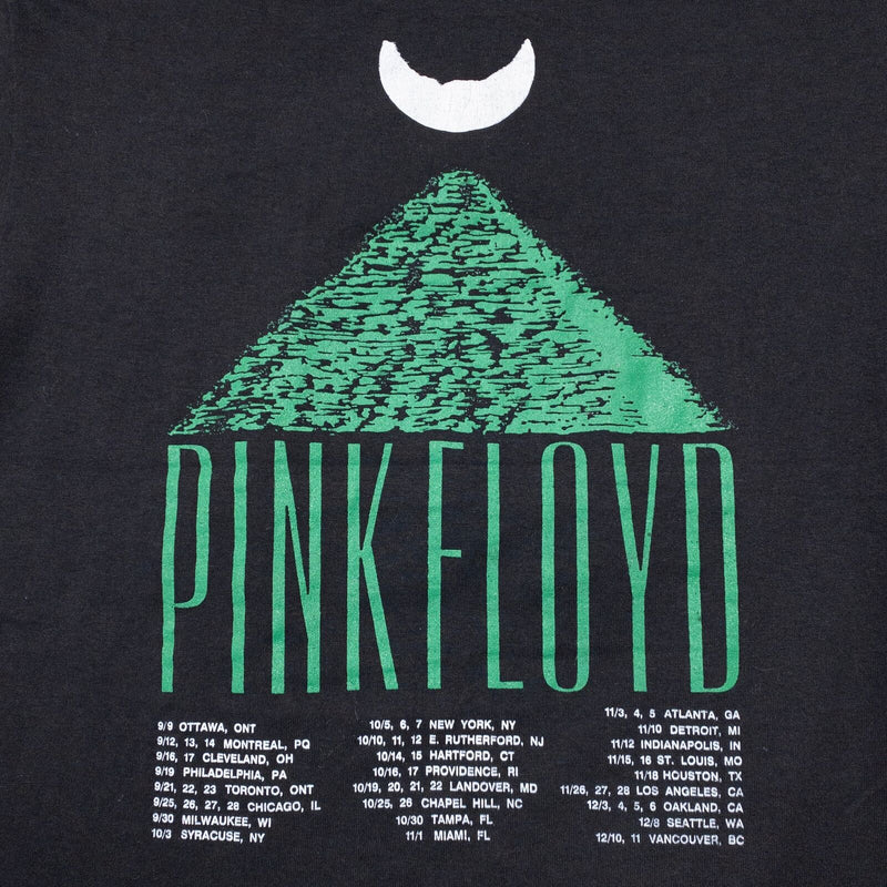 Pink Floyd T-Shirt Vintage Men's Large Lapse of Reason World Tour 1987 Triangle