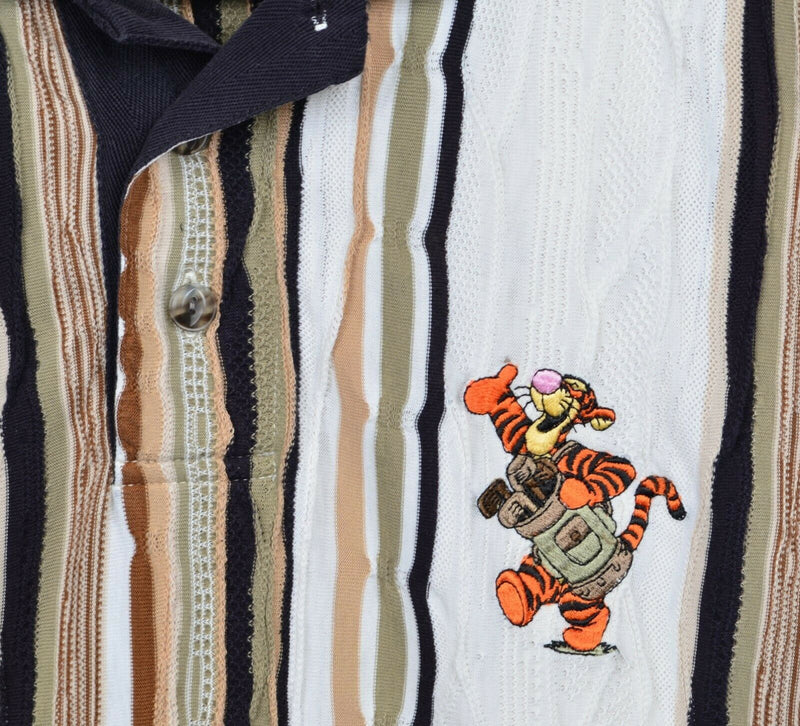 Vtg Disney Catalog Men's Sz Medium? Tigger 3D Textured Coogi Polo Golf Shirt
