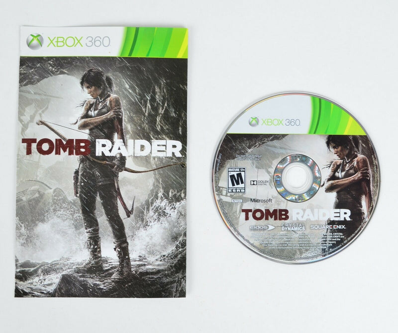 Tomb Raider (Microsoft Xbox 360, 2013) Disc Manual