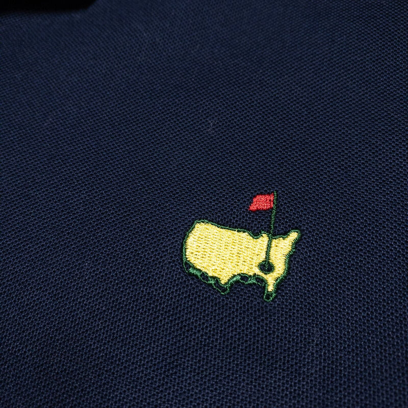 Masters Polo Shirt Men's Large Augusta National Golf Shop Navy Blue
