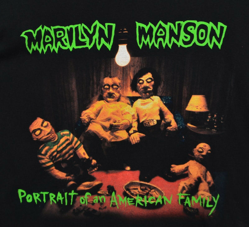 Marilyn Manson Adult XL “Portrait of an American Family”  Bay Island Tag Shirt