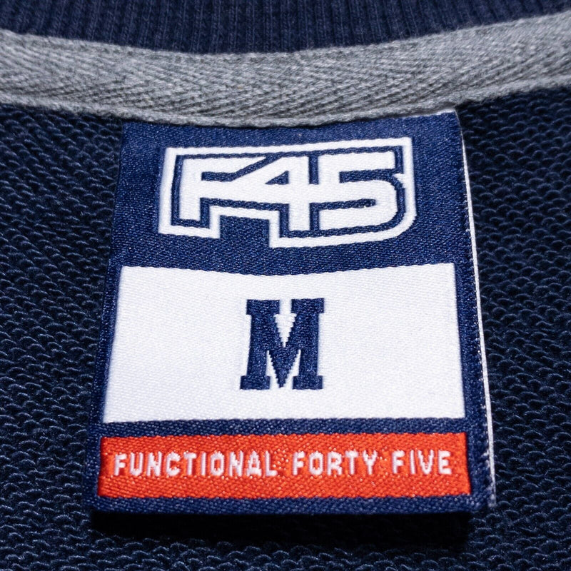 F45 Functional 45 Sweatshirt Men's Medium Pullover Training Gym Stars Blue