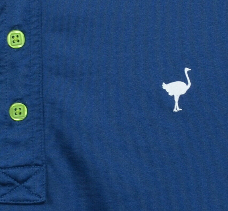 The Chive Men's XL Classy Chiver Blue Logo Pima Cotton Poly Golf Polo Shirt