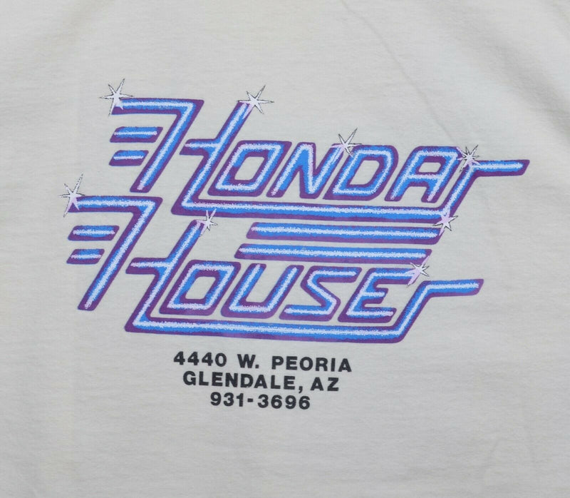 Vtg 90s Honda Gold Wing Men's Sz Large Motorcycle Biker Graphic T-Shirt