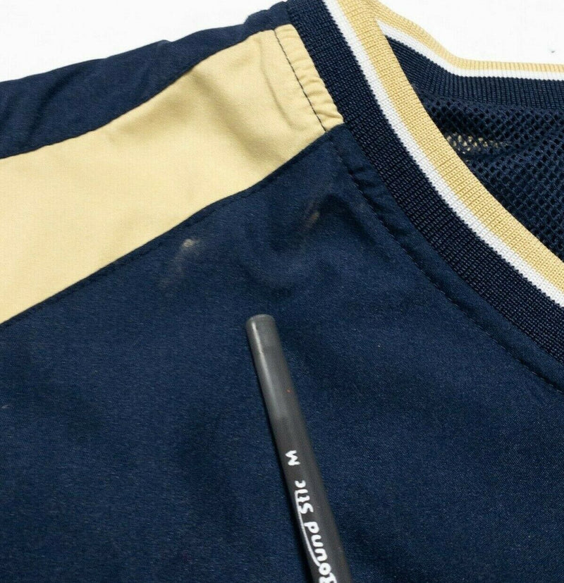 Georgia Tech Jacket Men's Large Windbreaker Yellow Jackets Colosseum Pullover