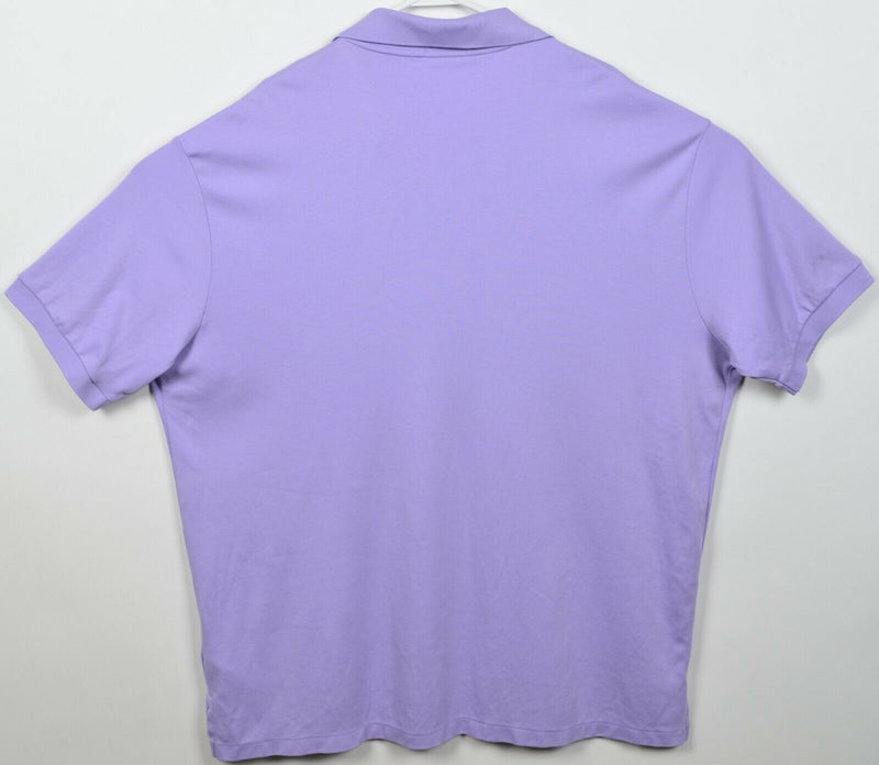 Polo Ralph Lauren Men's 2XB (2XL Big) Solid Lavender Purple Pony Polo Shirt