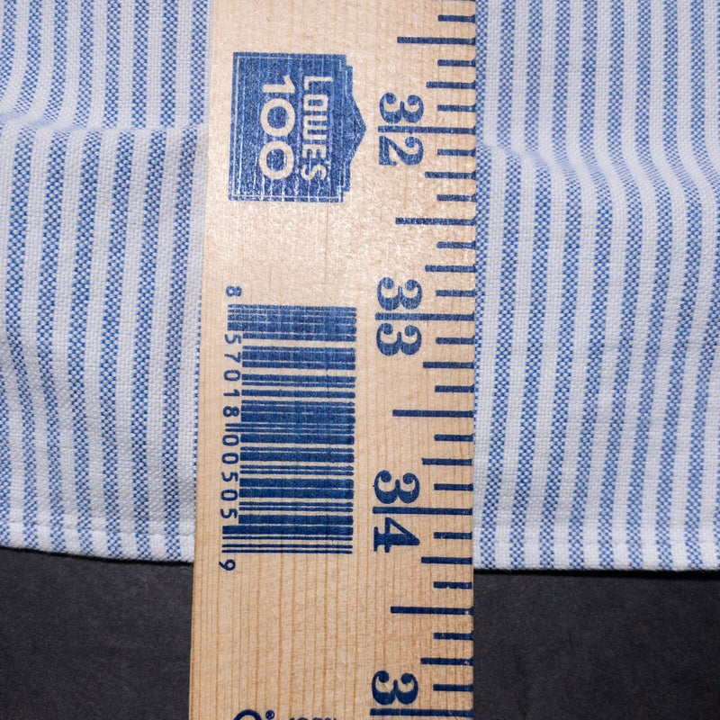 Polo Ralph Lauren Shirt Men's 2XL Classic Fit Oxford Button-Down Blue Striped