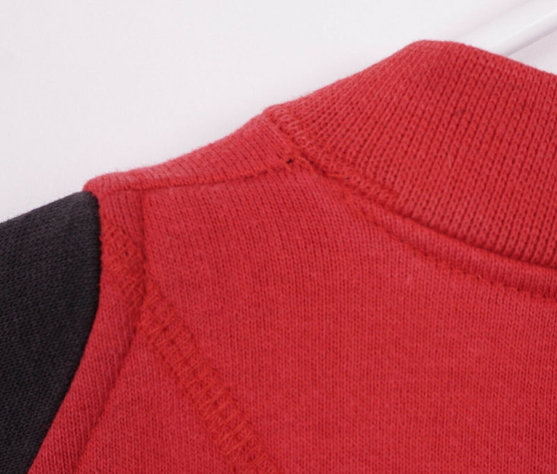 Vintage 90s Wisconsin Badgers Men's Medium Red Galt Sand Crew Neck Sweatshirt