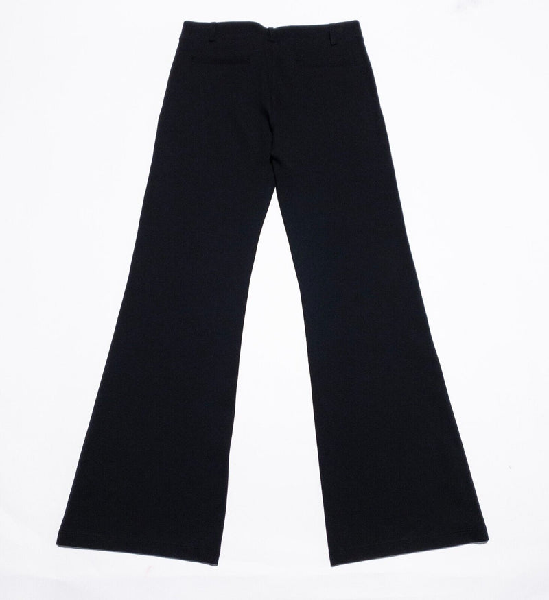 Betabrand Flare Black Pants Women's Petite Small Yoga Stretch Wicking Wide Leg