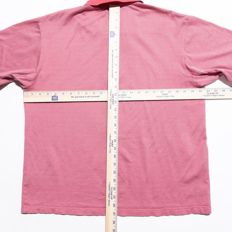 Masters Golf Polo Shirt Men's Large Pink Diamond Clubhouse Collection Italy