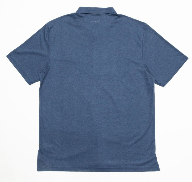 Travis Mathew Polo XL Men's The Ten Year Prestige 77 Shirt Wicking Dark Blue
