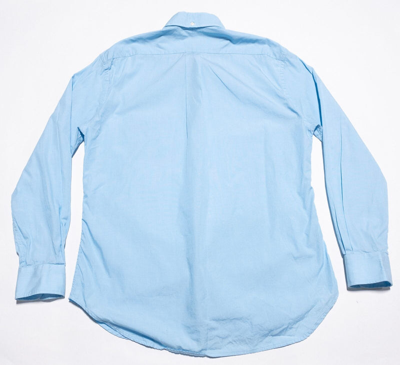 Gitman Bros. Vintage Shirt Men's Large Button-Down Light Blue USA Long Sleeve