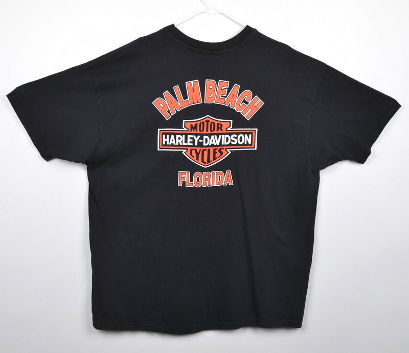 Vintage 1991 Harley-Davidson Men's Sz 2XL? Eagle Palm Beach FL T-Shirt
