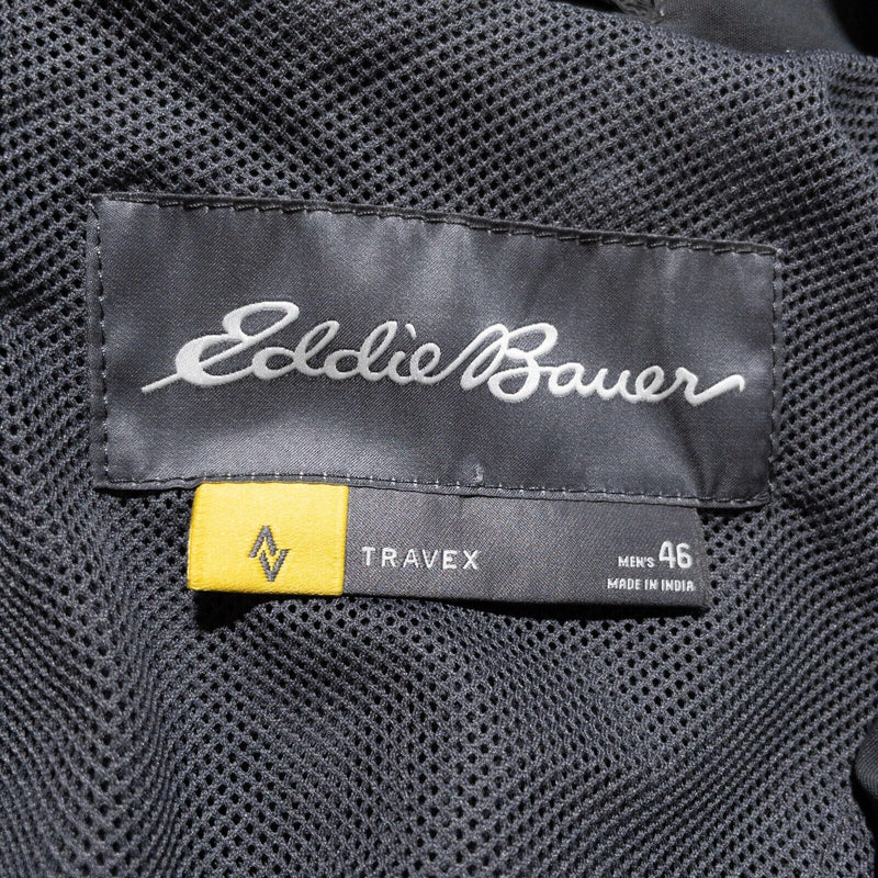 Eddie Bauer Travex Blazer Men's 46 Travel Sport Coat Nylon Stretch Wicking Gray