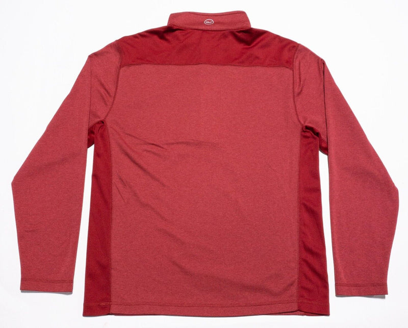 Vineyard Vines Performance 1/4 Zip Men's Medium Red Mesh Back Shep Shirt 1K2326