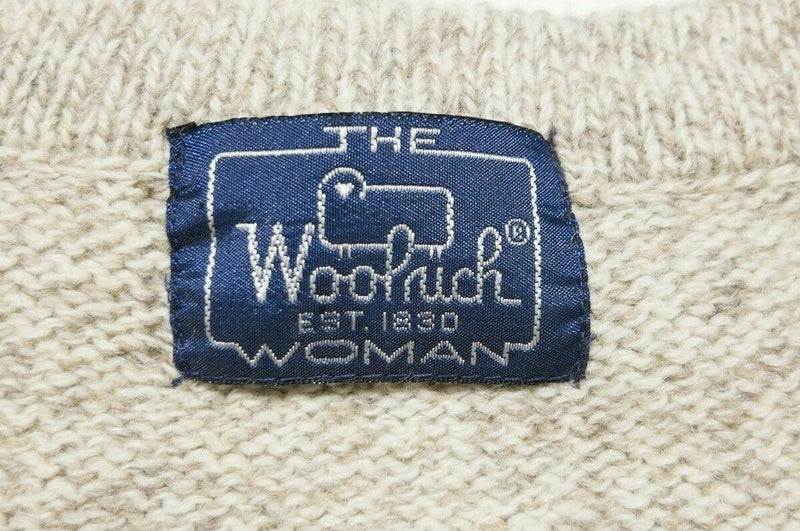 Woolrich Women's Large? Wool Buggy Farm Duck Amish Vintage Cardigan Sweater