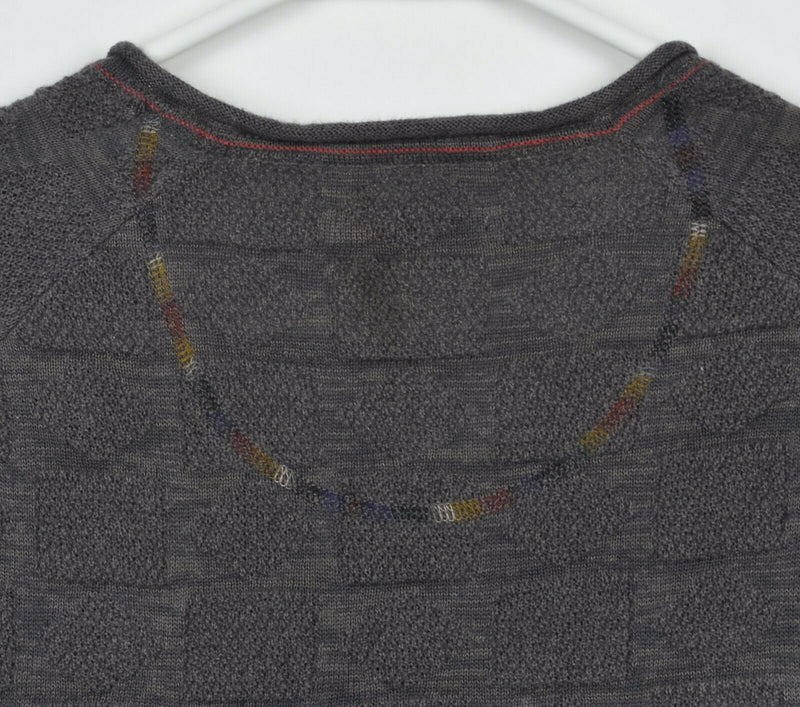 Carbon 2 Cobalt Women's Large Ramie Blend Brown Textured Sweatshirt