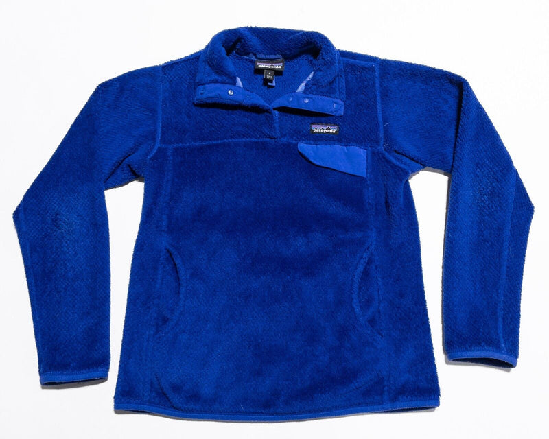Patagonia Snap T Fleece Women's Medium Synchilla Jacket Pullover Blue Re-Tool