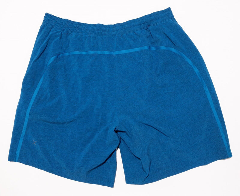 Lululemon Surge Shorts Men's XXL Blue 9" Inseam Unlined Athletic Running 2XL