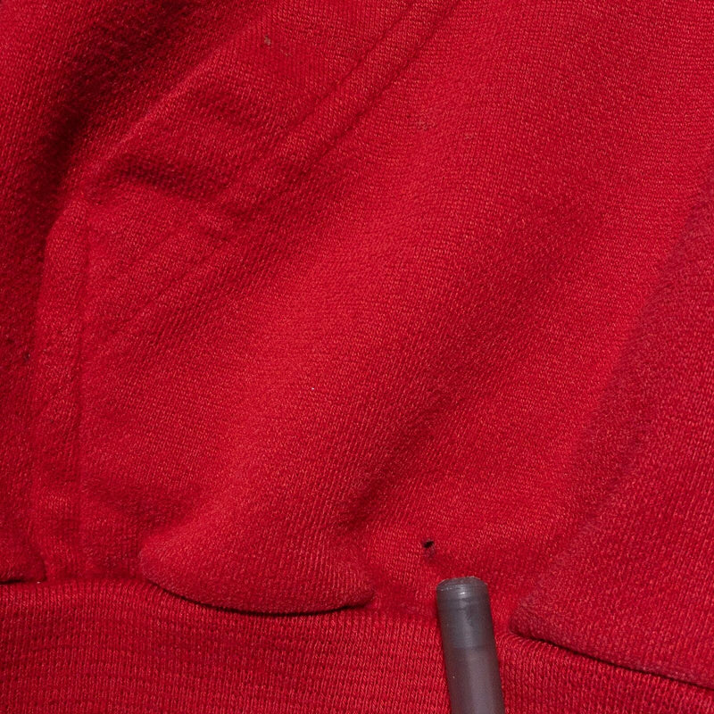 St. Louis Cardinals Hoodie Adult Large Majestic Full Zip Sweatshirt Red MLB