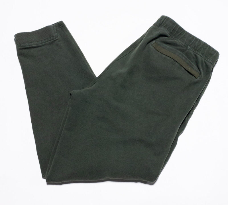 Mack Weldon Ace Sweatpants Men's Large Jogger Tapered Leg Fit Stretch Green