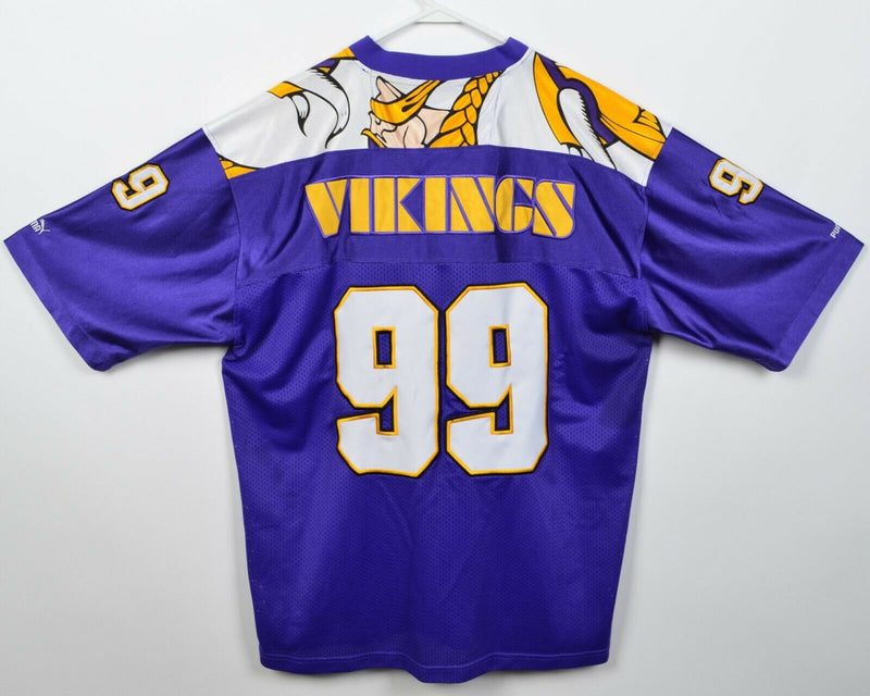 Minnesota Vikings Men's XL Puma Purple NFL Football Vintage 90s Mesh Jersey
