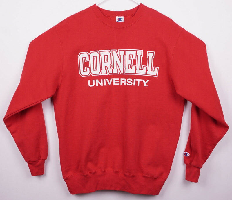 Vtg 90s Cornell Men's Sz XL Champion Red Crewneck USA Made Pullover Sweatshirt