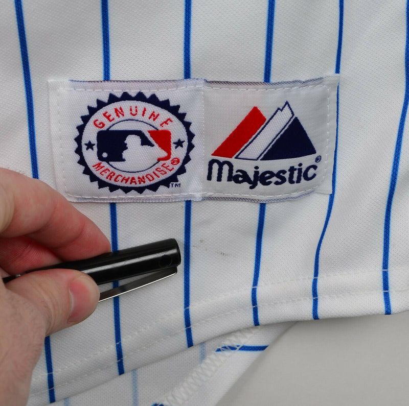 Chicago Cubs Men's Sz Medium Kosuke Fukudome Majestic Sewn Pinstripe Jersey