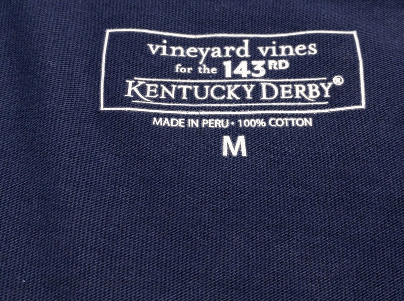 Vineyard Vines Kentucky Derby Hoodie Men's Medium Lightweight Navy Blue 2017