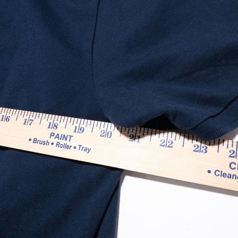 Detroit Tigers Vineyard Vines Polo Shirt Men's Large Stretch Pique Polo Blue