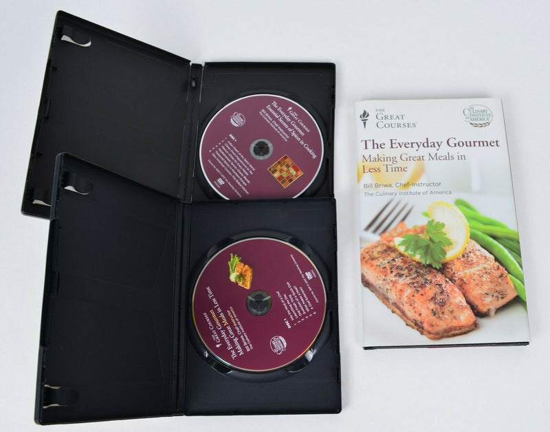 The Everyday Gourment The Great Courses Great Meals, Less Time 2 DVDs Book