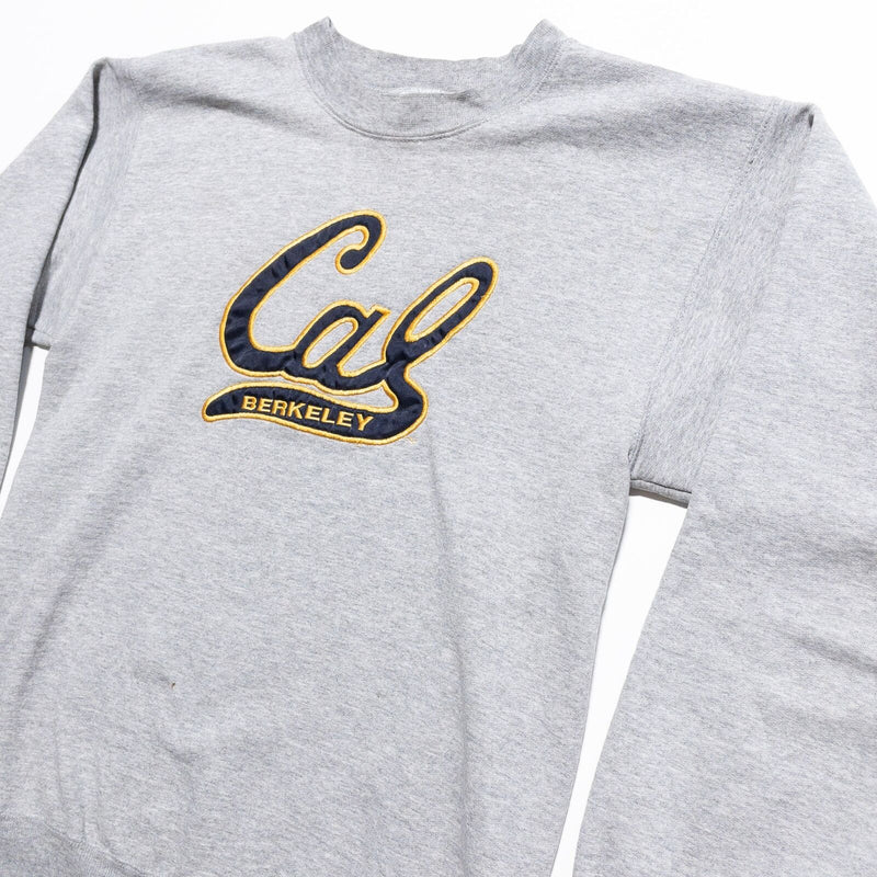 Cal Berkeley Vintage Sweatshirt Men Small 90s Hanes Gray Crewneck Pullover Bears
