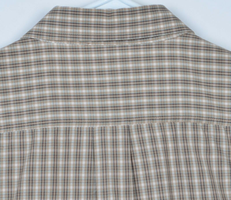 5.11 Tactical Men's Sz XL Concealed Carry Hidden Snap QuickDraw Plaid Shirt