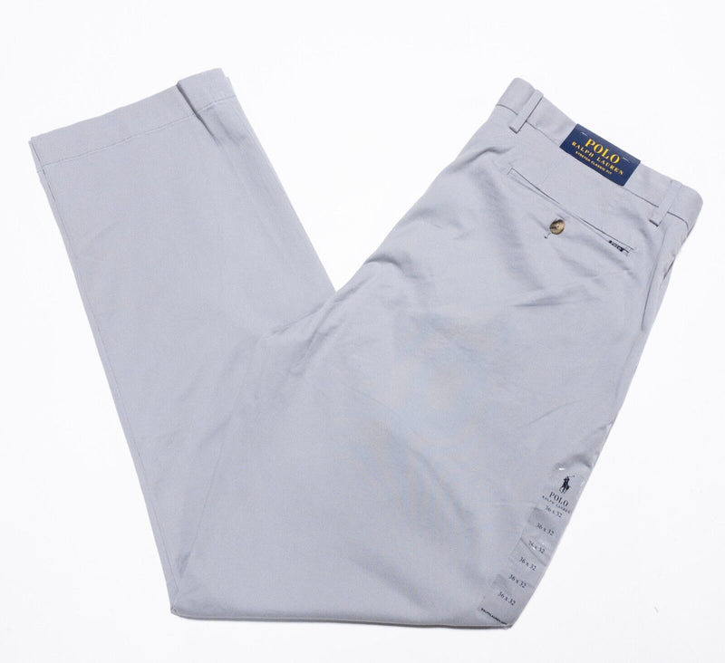 Polo Ralph Lauren Pants Men's 36x32 Stretch Classic Fit Chinos Solid Gray