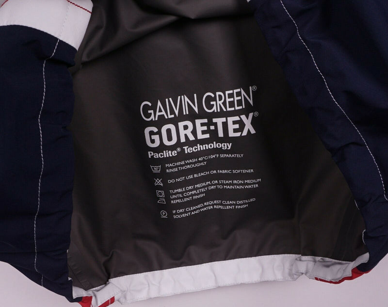 Galvin Green Men's Medium Gore-Tex Paclite Old Head White Windshirt Golf Jacket
