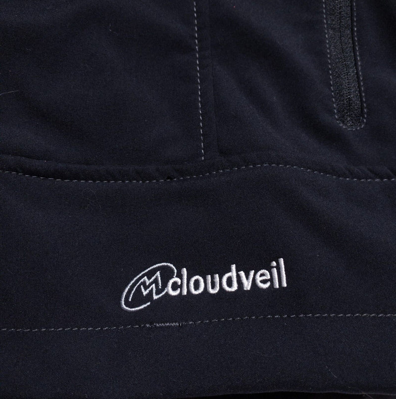 Cloudveil Windstopper Jacket Women's Large Waterproof Fleece Lined Hooded Black
