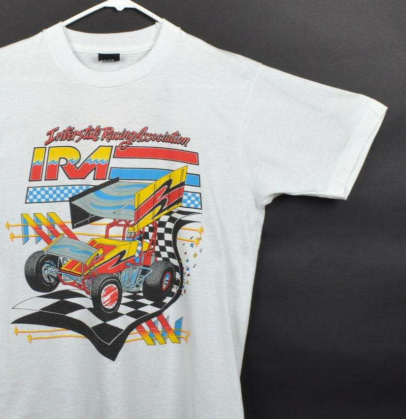 Vtg 1991 IRA Men's Sz Large Interstate Racing Association Graphic T-Shirt