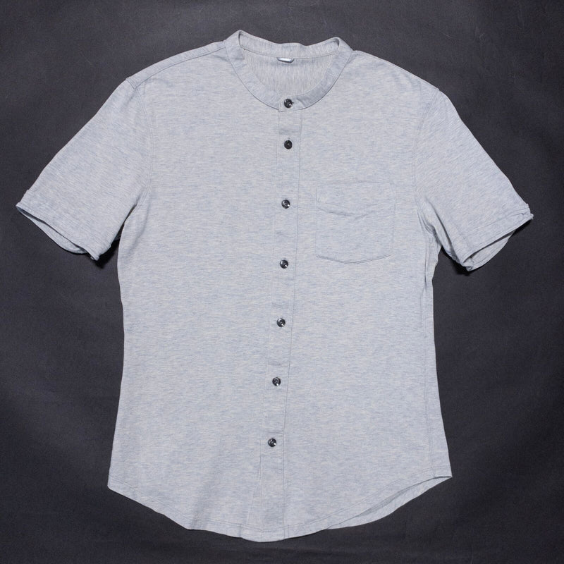 Kit and Ace Shirt Men's Fits XS/Small Technical Cashmere Button-Up Heather Gray