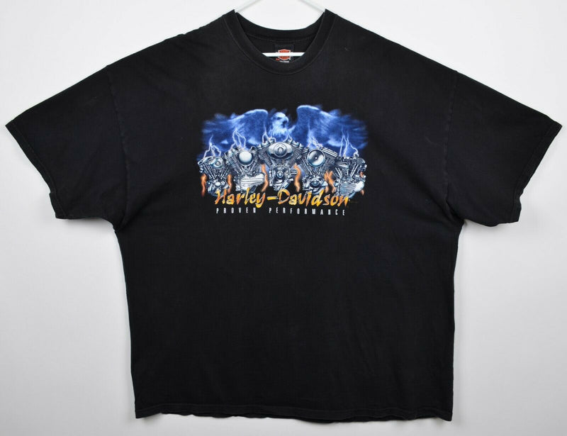 Vintage 1998 Harley-Davidson Men's 4XL Proven Performance Engine Eagle T-Shirt