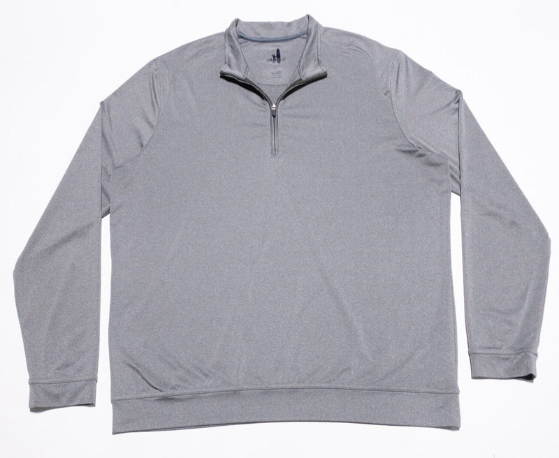 Johnnie-O Prep-Formance 1/4 Zip Men's Large Pullover Flex Wicking Stretch Gray